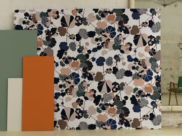 FLORESCENCE - Wallpaper with floral pattern by Ressource - view 2