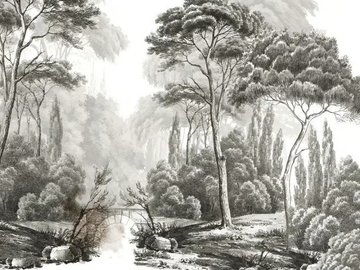 MISTRAL GRISAILLE - Landscape wallpaper by Ressource - view 2