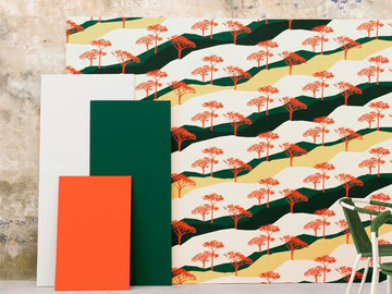 SOUS LES PINS - Motif wallpaper by Ressource - view 2