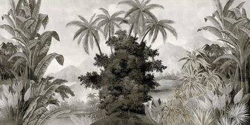 TANA GRISAILLE - Landscape wallpaper by Ressource - view 3