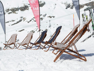 CASHMERE - Recliner cashmere and suede deck chair by Rever - view 3