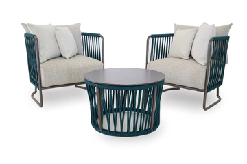 LEVANTE - Round garden side table by Rever - view 3