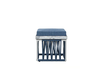 CANNES - Square fabric garden pouf by Rever - view 3