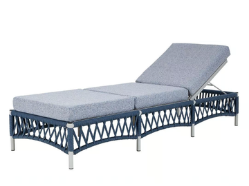 CANNES - Recliner fabric sun lounger by Rever - view 2
