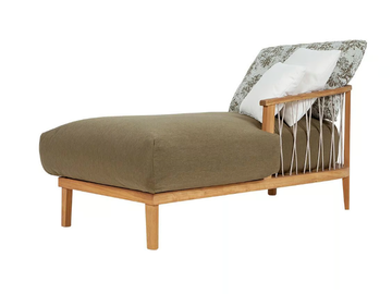 ZENIT - Upholstered fabric Garden daybed by Rever - view 2