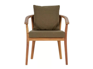 ZENIT - Iroko garden chair with armrests by Rever - view 2
