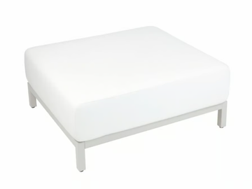 CALIFORNIA - Rectangular fabric garden pouf by Rever - view 2