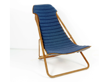 CASHMERE - Recliner cashmere and suede deck chair by Rever - view 2