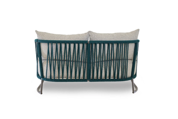 LEVANTE - 2 seater sled base garden sofa by Rever - view 3