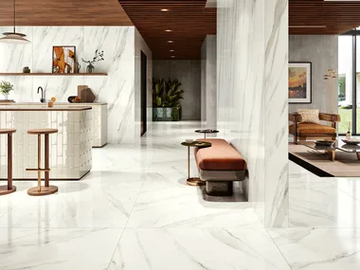 LIGHT XL STATUARIO WHITE - Porcelain stoneware wall/floor tiles with marble effect by Revigrés - view 2
