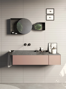 COMPACT LIVING - SET 1 - Wall-mounted vanity unit by Rexa - view 3