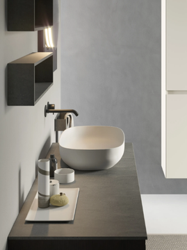 CONCA - Countertop oval Korakril™ washbasin by Rexa - view 3