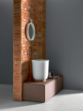 HAMMAM - Round wall-mounted mirror by Rexa - view 3