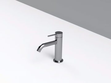 MAE - Countertop single handle stainless steel washbasin mixer by Rexa - view 2