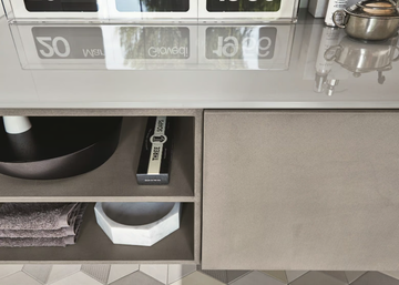R1 - Sectional floorstanding modular bathroom cabinet by Rexa - view 3