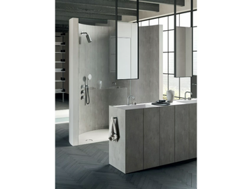 HI-LINE - Corian® vanity unit with integrated washbasin by Rexa - view 2