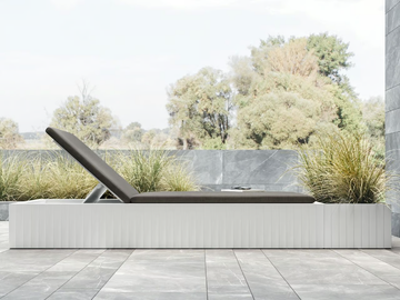SUNBED - Corian® sun lounger by Rexa - view 3