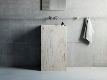 UNICO - Freestanding Corian® washbasin by Rexa - view 2