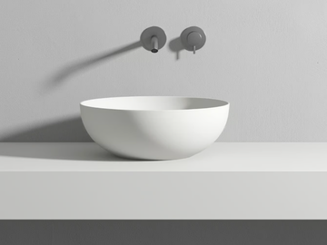 PAN - Countertop round Korakril™ washbasin by Rexa - view 2
