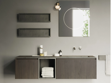 COMPACT LIVING - SET 8 - Wall-mounted vanity unit by Rexa - view 2