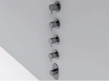 MAE - Stainless steel shower tap by Rexa - view 2
