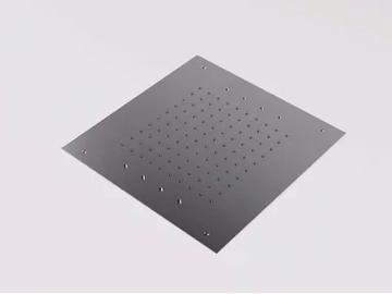 MAE - Ceiling mounted built-in stainless steel overhead shower with chromotherapy by Rexa - view 2