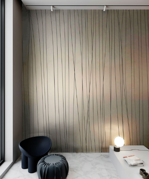 IZLER - Striped panoramic wallpaper by Rimura - view 3