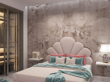 LIRICA - Wallpaper with floral pattern by Rimura - view 2
