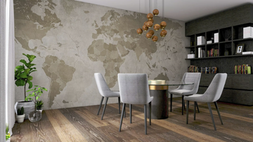 WORLDMAP - Panoramic wallpaper with map by Rimura - view 3
