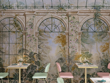 GIARDINO D'INVERNO - Wallpaper with floral pattern by Rimura - view 2