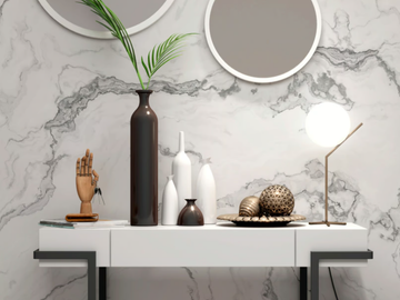MARBLE FIVE - Panoramic marble effect wallpaper by Rimura - view 2