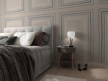 MODERN BOISERIE - Check panoramic wallpaper by Rimura - view 2