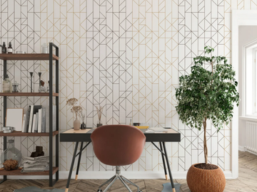PATTERN - Geometric panoramic wallpaper by Rimura - view 2