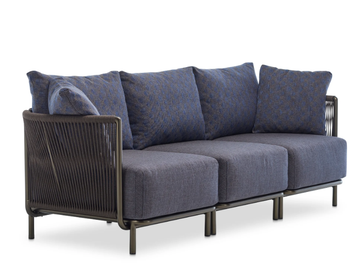 QUEEN - 3-Seater woven with polyester rope by Roberti - view 2