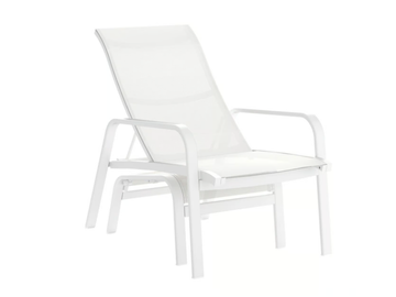 PLAYA - Rectangular Batyline® garden footstool by Roberti - view 3