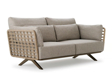 ARMÀN - 3 seater sofa woven with polyester rope by Roberti - view 3
