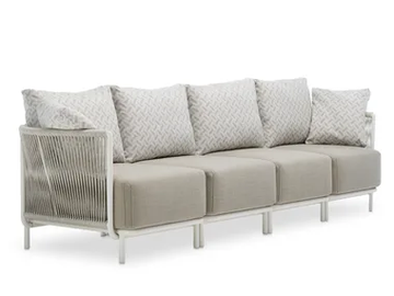 QUEEN - 4-Seater woven with polyester rope by Roberti - view 2
