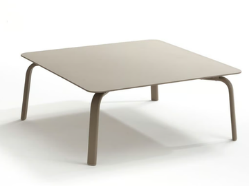KEY WEST - Square aluminium garden side table by Roberti - view 2