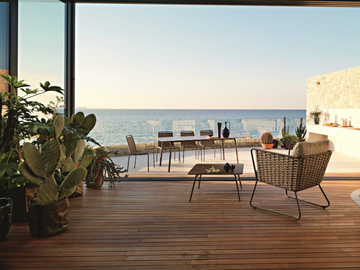 PORTOFINO - Garden armchair with armrests by Roberti - view 3