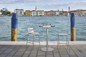 SAMBA RIO - Aluminium table base by Roberti - view 3