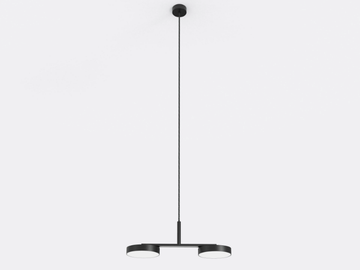 RAFAELA DUO - LED metal pendant lamp by Robin - view 2