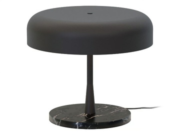REA - LED table lamp in marble and metal by Robin - view 2