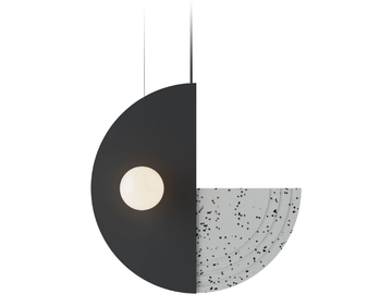 REGINA - Recycled plastic and iron pendant lamp by Robin - view 2