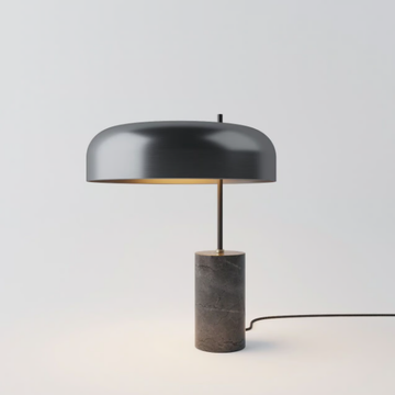 ROMINA - Marble and aluminum table lamp by Robin - view 3