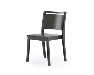 BONNIE & CLYDE - Stackable solid wood chair by Rosconi - view 3