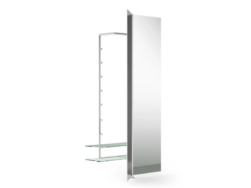 ALBATROS 7 - Glass and steel coat rack by Rosconi - view 3