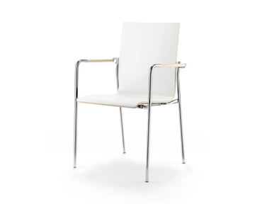 ARKETTO - Stackable training chair with armrests by Rosconi - view 2