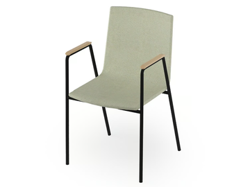 ATLANTA 452 - Fabric chair with armrests by Rosconi - view 3