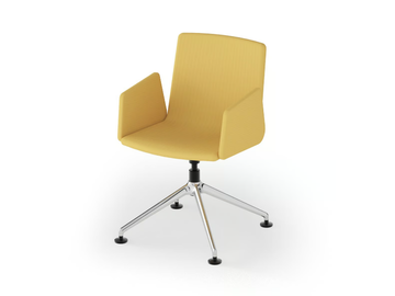 ELESS 428 - Fabric chair with armrests by Rosconi - view 2