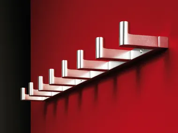 1001 - Wall-mounted aluminium coat rack by Rosconi - view 2